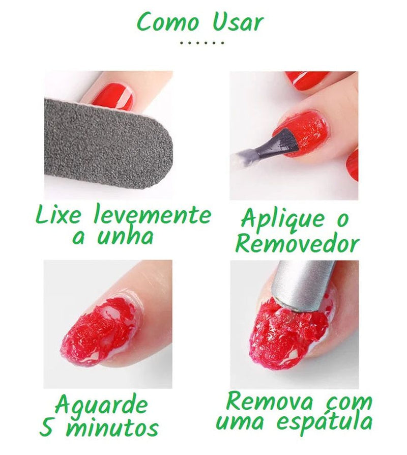 Ultra Removedor de Gel e Esmalte (Queima de Estoque) Pague 1 Leve 2