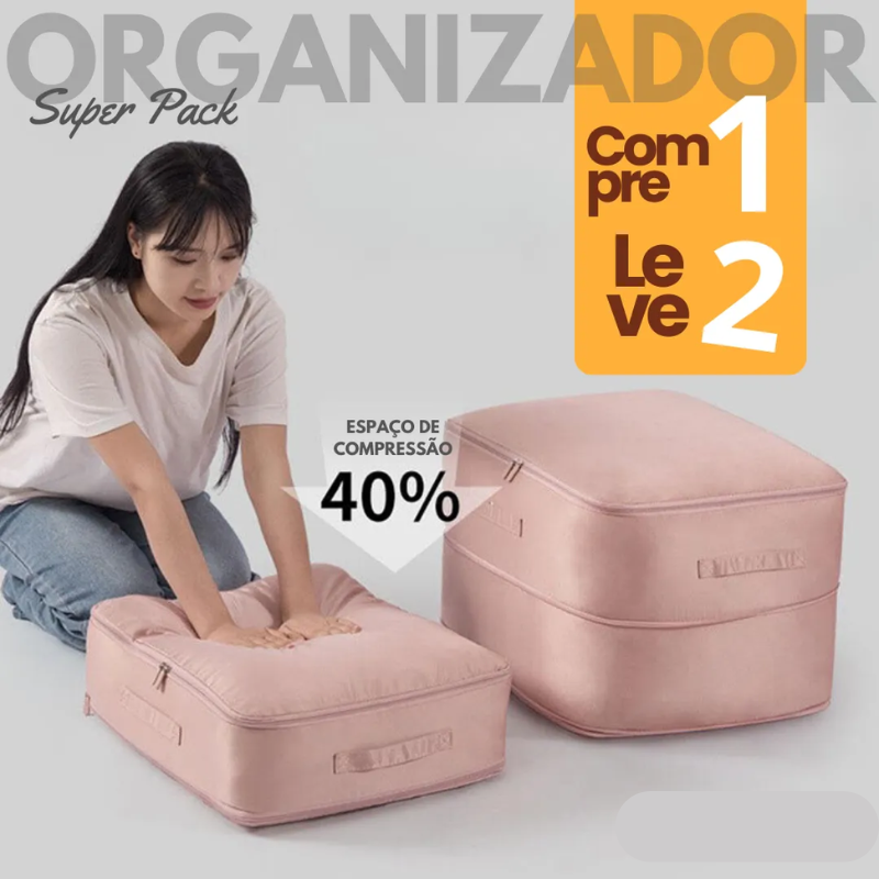 Organizador de Compressão Super Pack – Compre 1 Leve 2