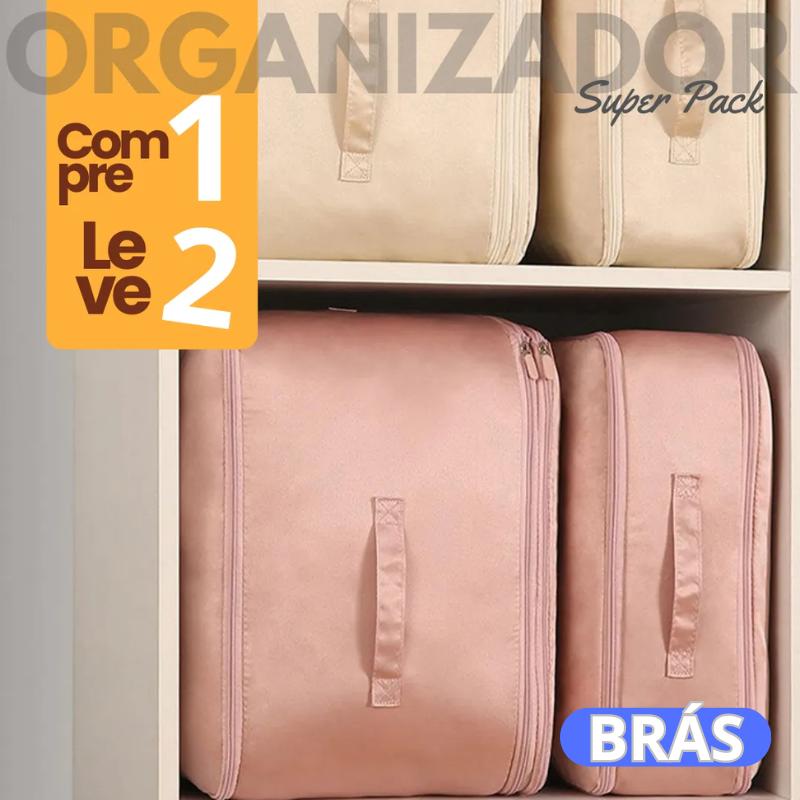 Organizador de Compressão Super Pack – Compre 1 Leve 2